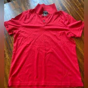 Banana Republic Vibrant Red Polo Shirt